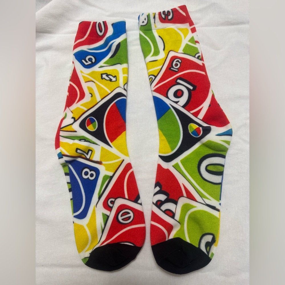 Vintage Card Game Socks